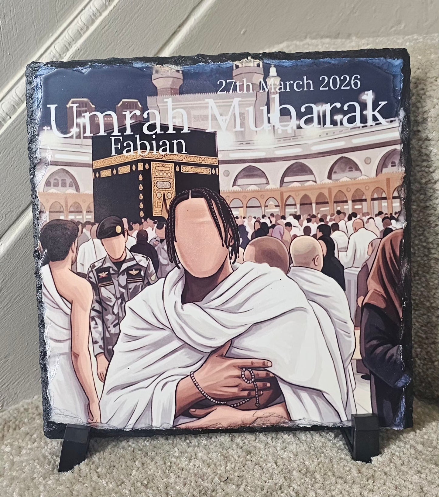 Custom Photo Slate - Personalised Keepsake